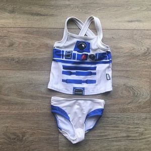 R2D2 Star Wars Tankini Swimsuit